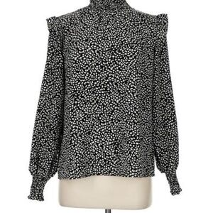 Sanctuary Black and White Polka Dot blouse